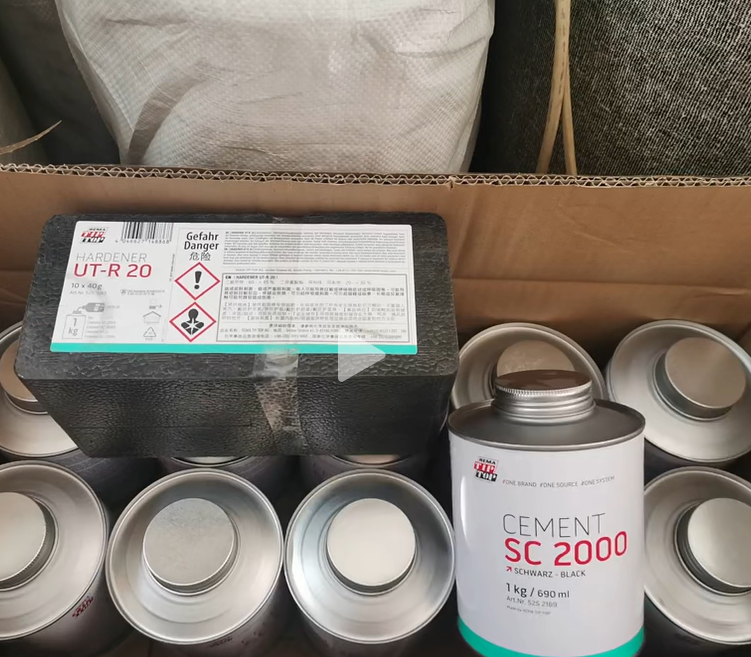Zyx Rema Tip Top Special Cement BL Tire 650 G 200g Reparación de estaño Vulcanización Talleres de cemento Herramienta de cemento especial