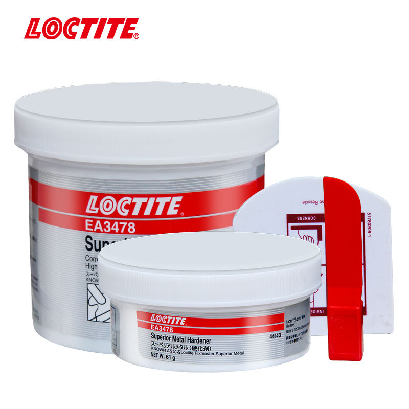 FM34 Loctite EA3463 Masilla de reparación epoxi en barra amasable con relleno de acero