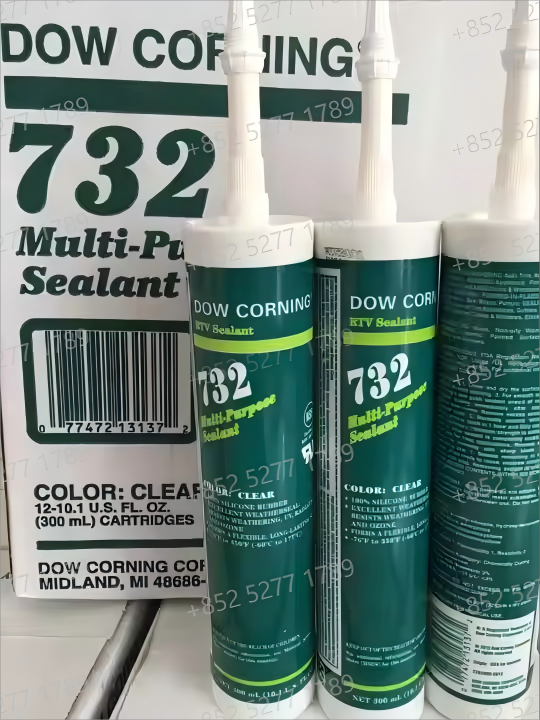 FM Dowcorning Dowsil 732 sellador 300ml FDA Food Grado sellador RTV Junta Neutral Sellado de silicio