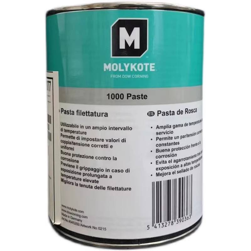 Zsq04 Molykote 1000pasta Agente antiadherente de rosca resistente a altas temperaturas, Agente anti-mordida lubricante para pernos